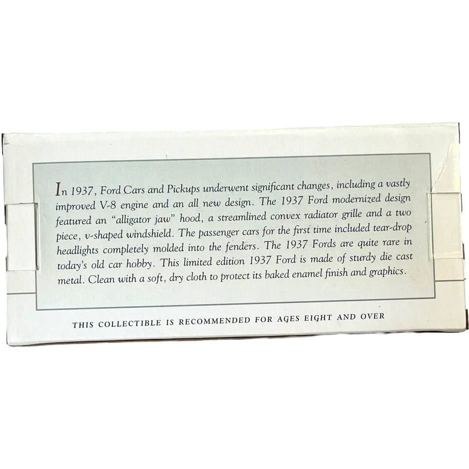 Banco de monedas fundidas a presión SpecCast New Holland Season's Greeting 1937 camioneta Ford Foto 3 de 4