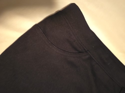 Black Stretch Slacks Pants 29" Inseam Size 16 Excellent Orange B - Picture 2 of 9