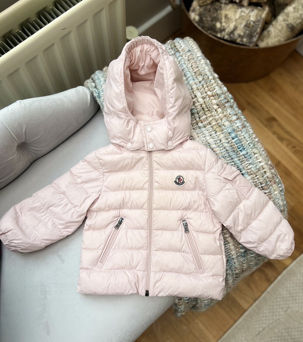 Moncler Jackets Moncler Little Girl Baby Girl Moncler Coat 12-18
