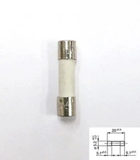 Schurter 0001.1014 10A @ 250V Ceramic Fast Blow Fuses 5mm x 20mm, 5 Pack