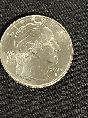 2023 P Mint Error US Quarter  In Cod We Trust  & Erased I And T