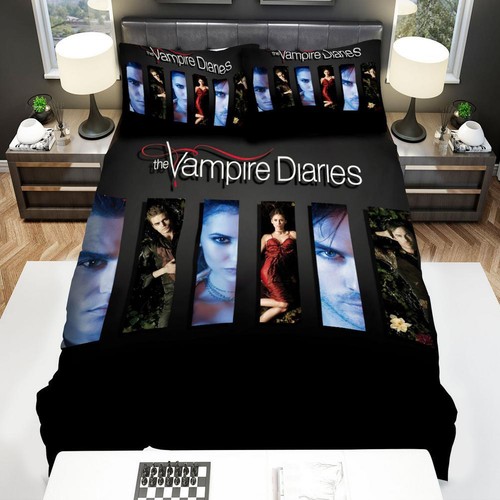 The Vampire Diaries 20092017 Another Face Movie Poster Quilt Duvet