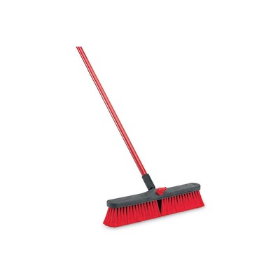 Libman 18  Multi-Surface Push Broom Steel Handle 4 Pack (#804)