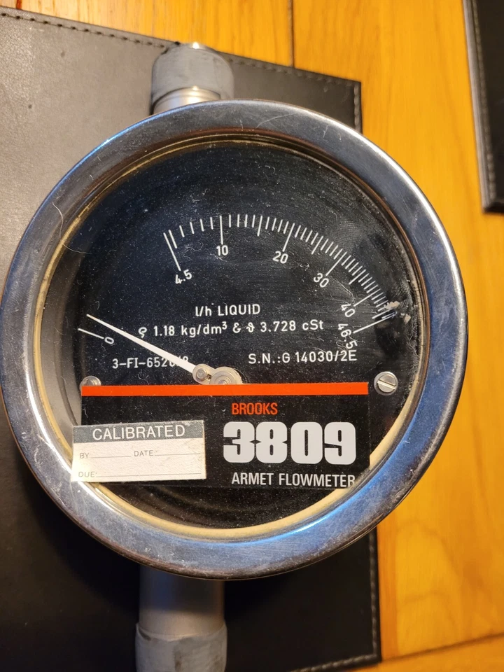 BROOKS INSTRUMENT Brooks 3809 Variabler Flächendurchflussmesser 4,5-46,5 l/h Brooks Modell 3809/AA9A2A2C0A