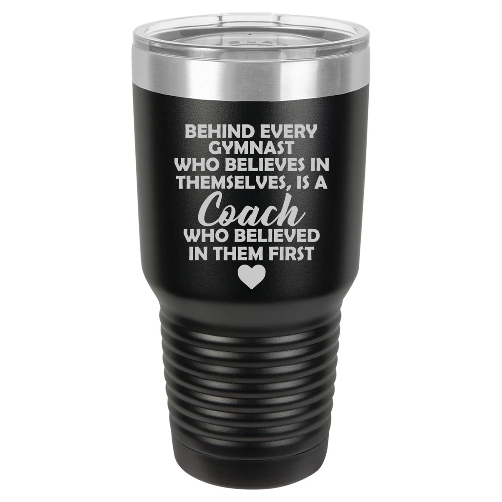 20oz 30oz Vacuum Insulated Travel Mug for Gymnastics Coaches