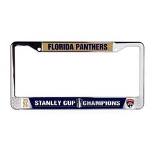 Florida Panthers NHL 2024 Stanley Cup Champions 3D License Plate Frame SUV