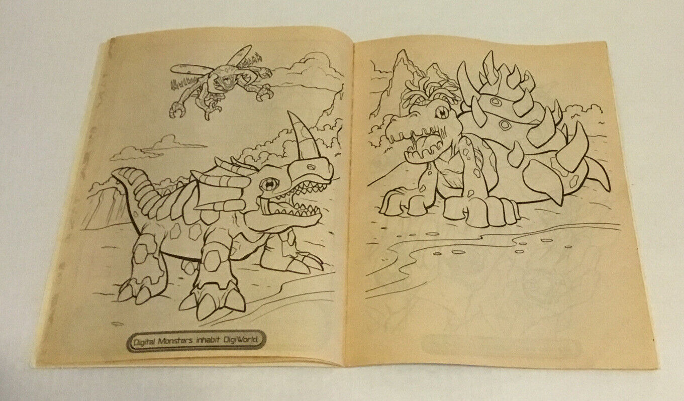 DIGIMON Digital Monsters, Coloring and Activity Book - DARING DIGIMONS