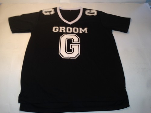 Groom Men’s Large Jersey Bachelor Gift Football Shirt Wedding Marriage Husband