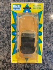 VINTAGE, NOS, TIN, HUKI FRICTION DRIVEN PORSCHE 911 CABRIOLET IN/ON BLISTER CARD