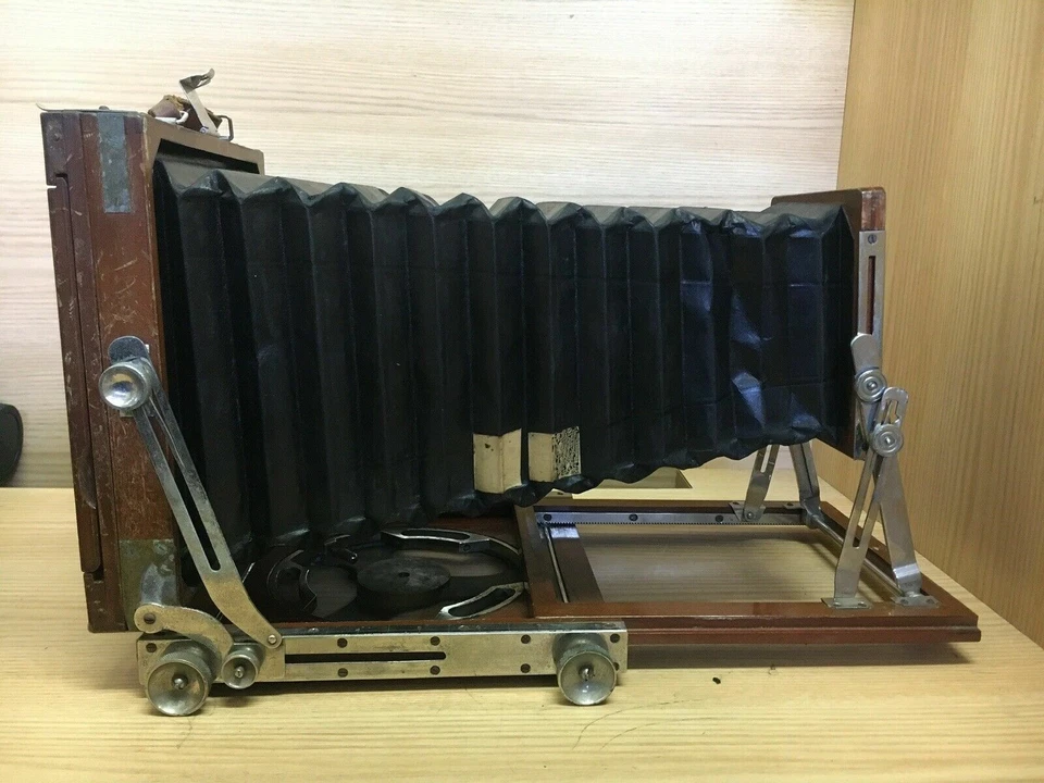 *Rare : Exc+3* Tachihara Fiel Stand 5x7 Large Format Camera w/ Film Holder / JP - Image 4 of 4