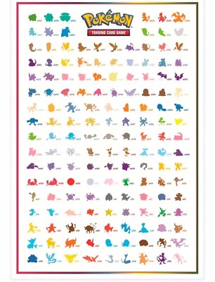 POKÉMON 151 - KANTO STARTER PROMOS WITH POSTER! Pokémon 151 Poster