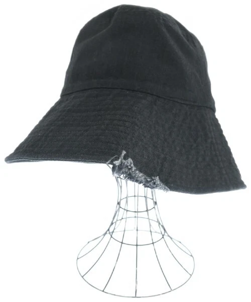 kijima takayuki バケットハット 2 グレー ブラックデニム KIJIMA TAKAYUKI BLACK DENIM BUCKET HAT 2