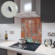 Glass Splashbacks Aged Copper and Accessories - Made By Premier Range