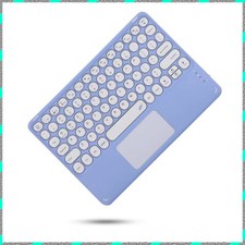 Portable Wtouchpad Retro Circular button mute Rechargeable Bluetooth keyboard