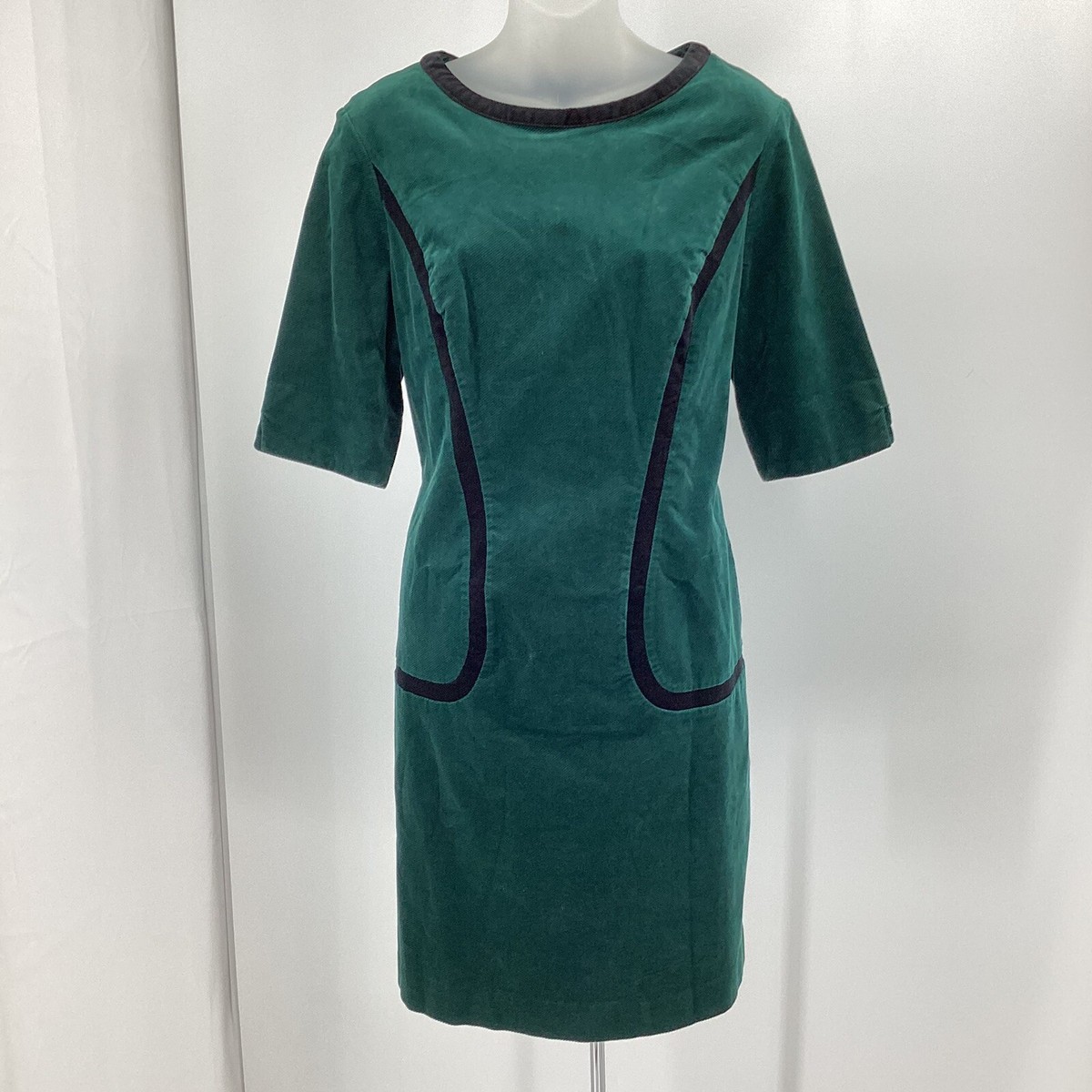 emerald green corduroy dress Corduroy Dress, Green Corduroy Midi Dress, A Line Dress, Corduroy Dress With Lace, Long Sleeve Dress, Spring Autumn Dress, Party Dress C4464