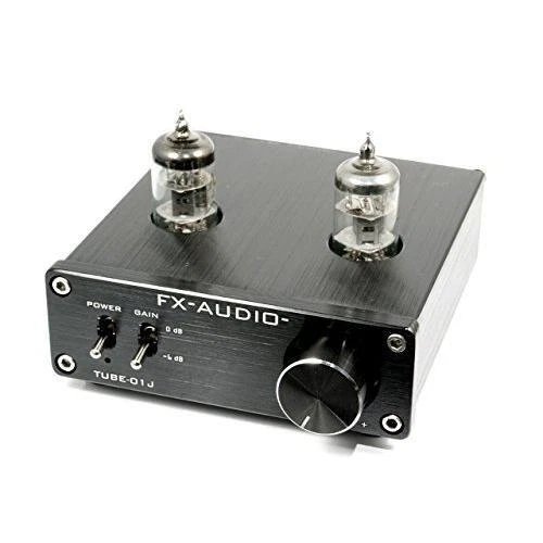 FX-AUDIO TUBE-01J Vacuum Tube Line Amplifier NFJ Original Model Black