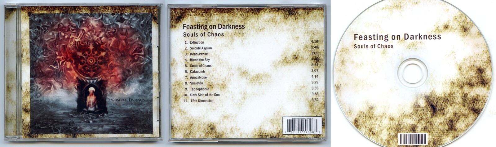 CD Feasting On Darkness Souls Of Chaos Heavy Metal RARE USA Excellent
