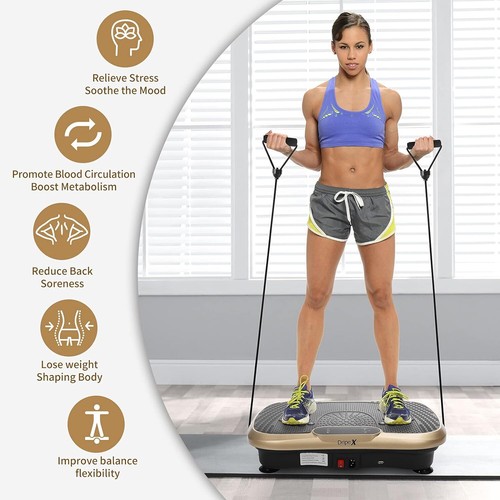 Power Vibration Plate Vibrating Machine Platform Exercise Body Shaker Massager - Picture 5 of 9