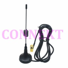 GSM GPRS Antenna 433Mhz 3dbi cable SMA male 90 Magnetic base for Ham 1.5M RG174