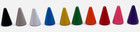 Hues and Cues Game Replacement Wood Color Cone Markers One of Each Color
