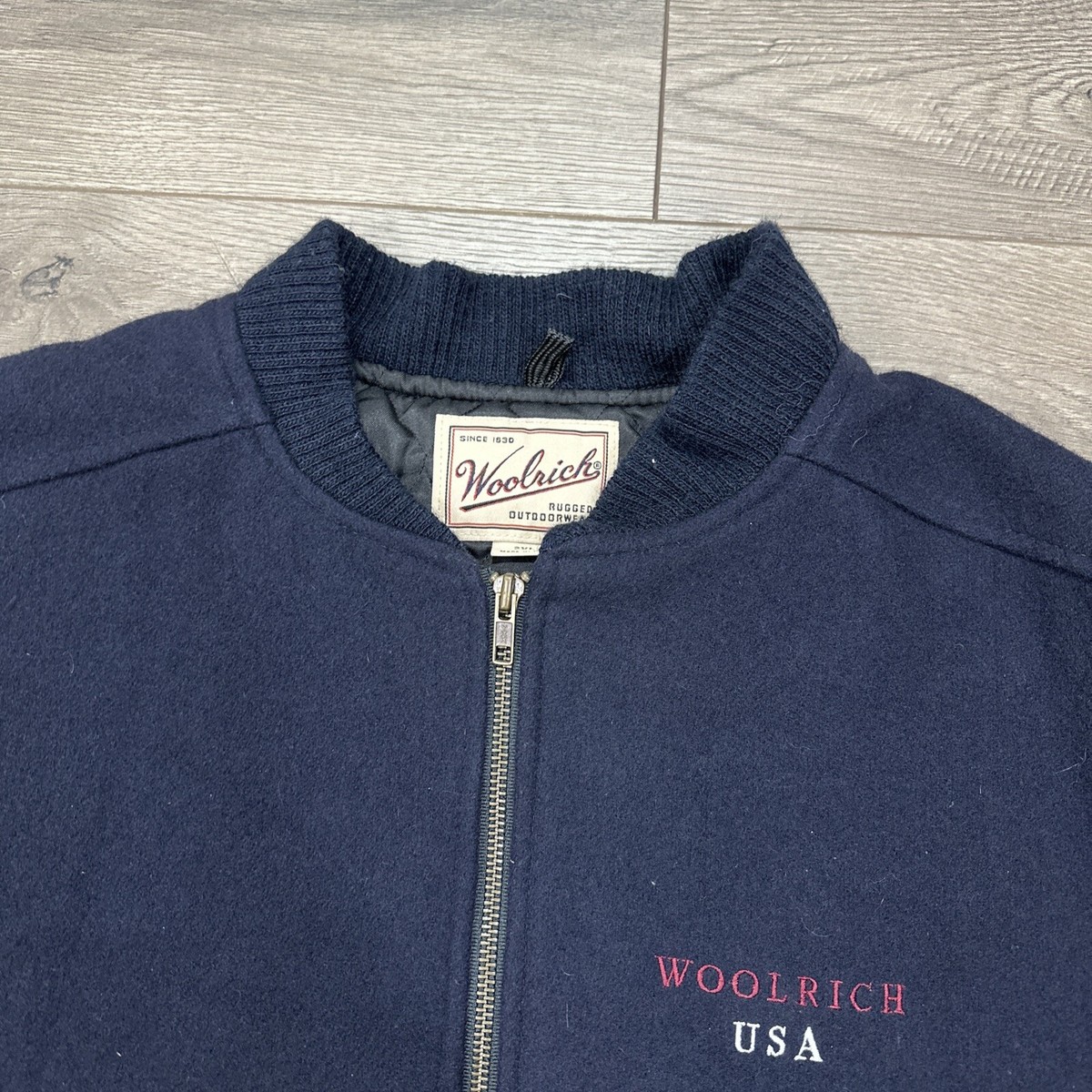 親*人様 80s wool rich USA製 wool bomber jack Vintage Woolrich