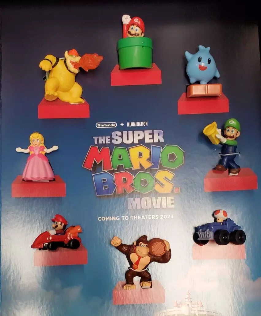 2022 McDONALD'S Happy Meal SUPER MARIO BROS MOVIE TOYS OR COMPLETE SET