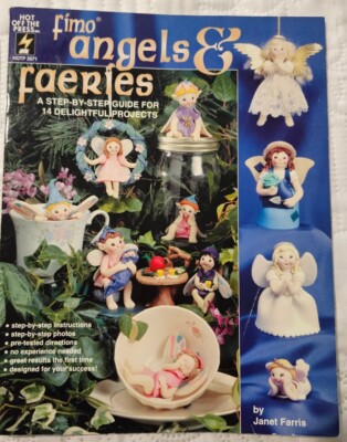 Fimo Pattern Booklet - Angels & Faeries Polymer Clay Sculpture DIY