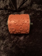 Stampin' Up Large Roller Wheel rubber stamp PETALS Brand New