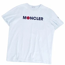 Moncler T-shirt 2023 Top Short Sleeve Cotton Men's XL Light Blue Used MOLO-0
