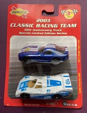 VINTAGE NIP Maisto Sunoco 2003 10th Anniversary Racing Team Die-Cast Cars