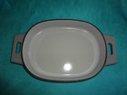 Pampered Chef Gray 1 Quart Enameled Heavy Cast Iron Baker w Handles 10" 100248 — photo 2