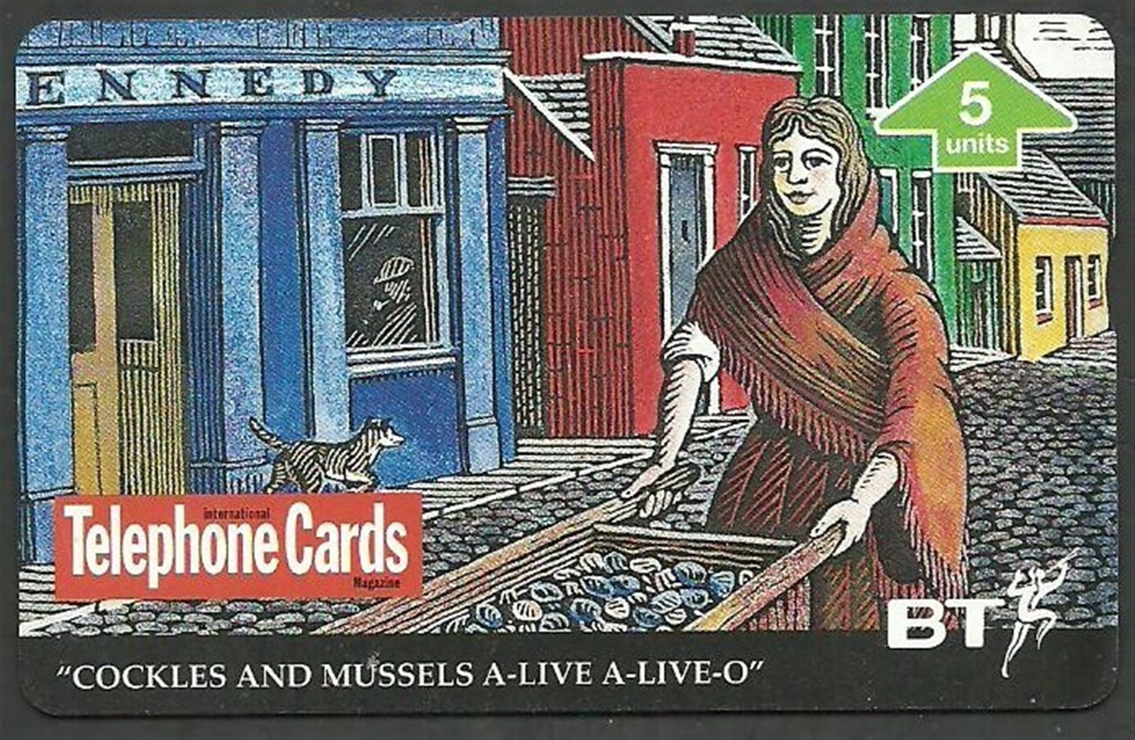 BTG524 MOLLY MALONE MINT BT PHONECARD CATALOGUE £15