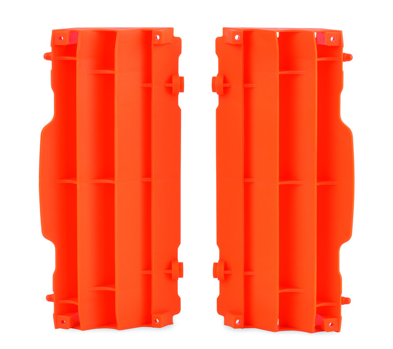 Protection radiateur POLISPORT orange antichoc pour refroidissement KTM