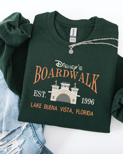 Embroidered Disney Boardwalk Resort sweatshirt