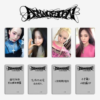 4PCS AESPA Armageddon Photocard Set Karina Winter Giselle Ningning