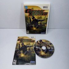 Ghost Squad (Nintendo Wii, 2007) Complete with Manual Clean Original 🔥