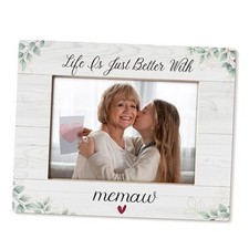 Memaw Picture Frame 5x7, Memaw Grandma Gifts for Birthday Christmas Mother's