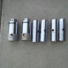  2 BMX Foot vintage Pegs.3/8"..Bike.Bicycle.Mongoose plus 2 pair hoop d rings