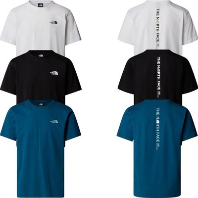 The North Face Herren M Vertical Logo Freizeit T-Shirts TNF Kurzarm Sommer Tee