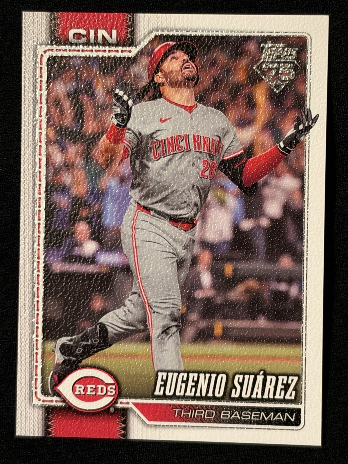 2026 Topps Series 2 Eugenio Suarez Canvas /50 #446 Reds 34/50
