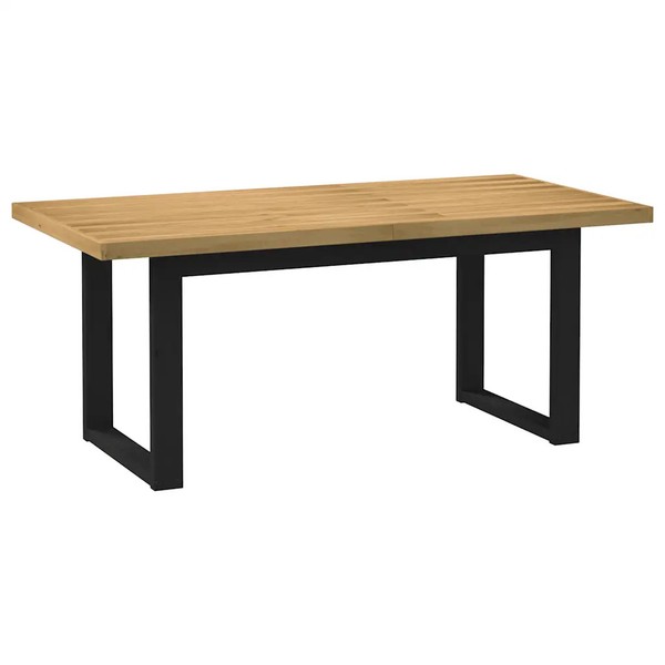 Esstisch Noain Massivholz Kiefer U-Form-Beine 180X90X75 Zentimeter-image