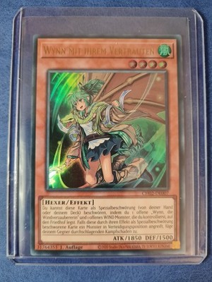 Yu-Gi-Oh! Wynn mit ihrem Vertrauten   CH02-DE007   Ultra Rare   Deutsch   NM
