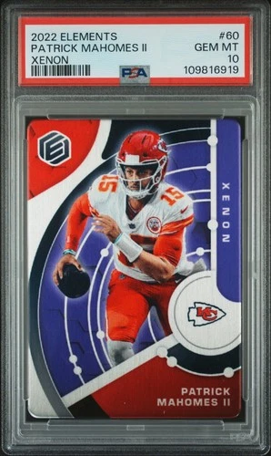 2022 Panini Elements - Patrick Mahomes Xenon /54 PSA 10 Low Pop!