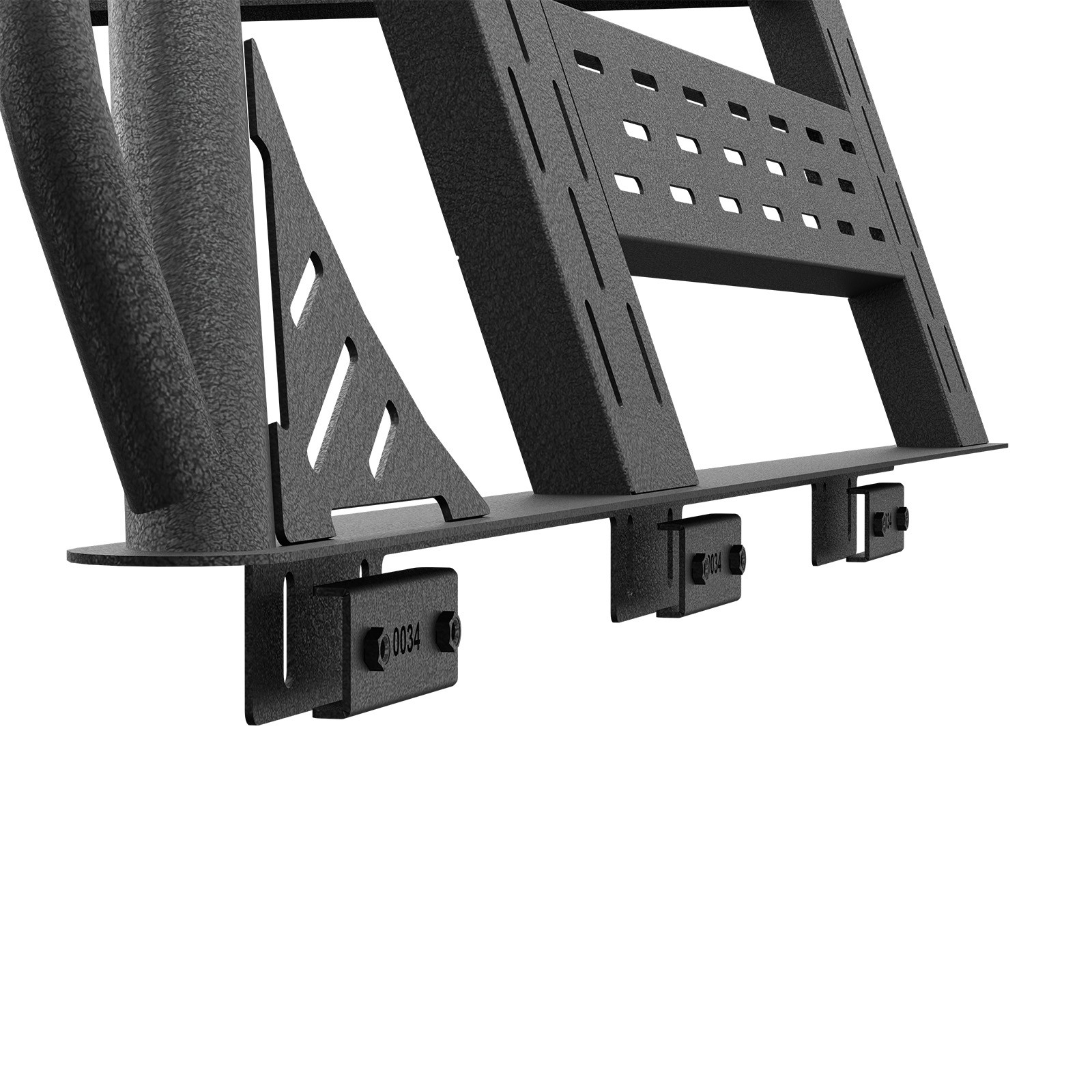 13.8'' Full-Size Rear Ladder Rack Back For 15-22 Colorado & Canyon w/ Bed Rails