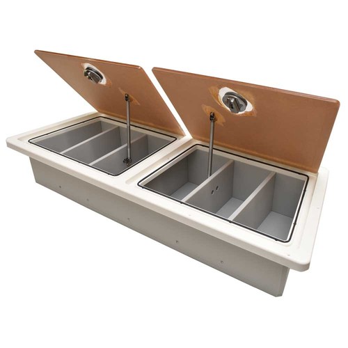 Sailfish 3006 Express Boat Tackle Storage Box 517035 | Off White - Afbeelding 1 van 6