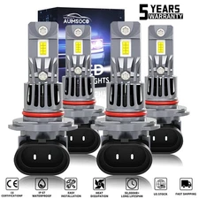 LED Headlight Bulbs Kit High Low For GMC Sierra 1500 2500 3500 1999-2006