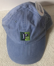 NEW w/ Tags Adams Cool-Crown Cotton Adjustable Hat BLUE CAP w/ Embroidered P11