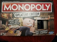 Brand New Empty Box Plastic Tray Monopoly Cheaters Edition Board Game.