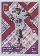 2018 Elite Draft Picks Aspirations Purple Variation 70/99 Courtland Sutton pr9