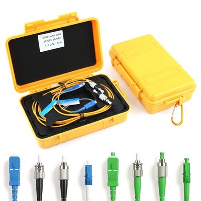 OTDR Launch Cable Test Tool Dead Zone Eliminator Single Mode APC/UPC 1310/1550nm